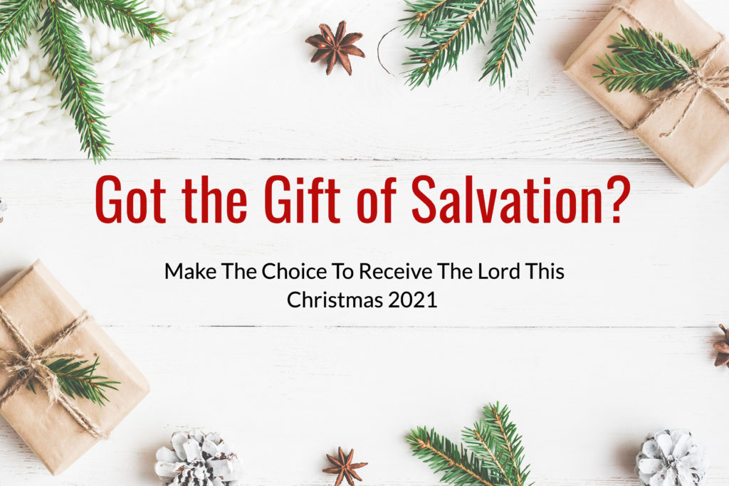 Christmas, the time for salvation is now